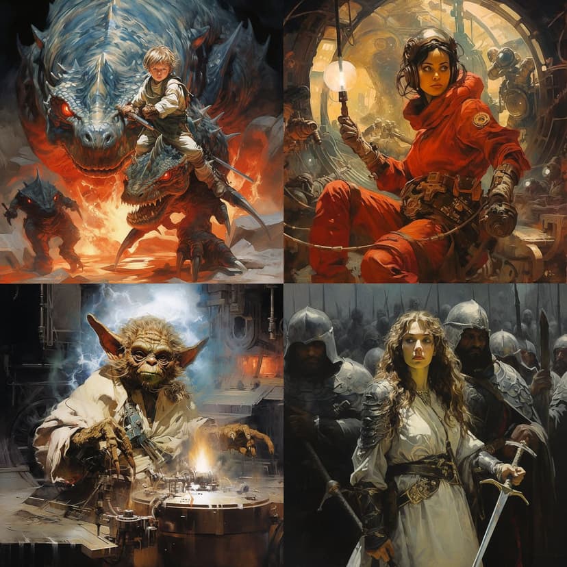 Dynamic Sci-Fi Fantasy