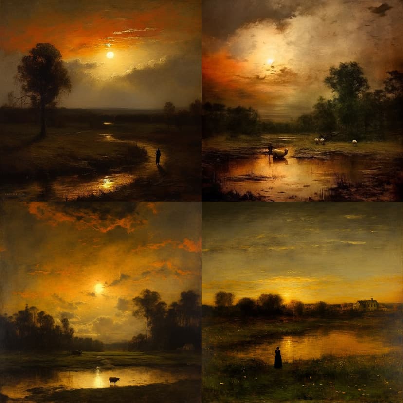 Romantic Landscape Painting