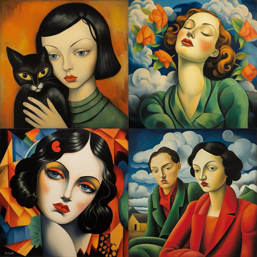Art Deco Portraiture