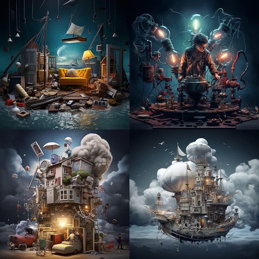 Surreal Fantasy Collage