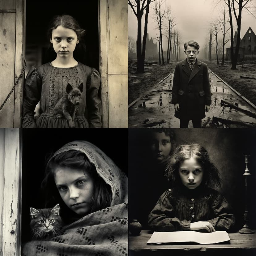 Vintage Monochrome Portraiture
