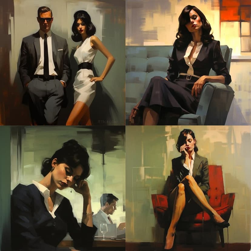 Mid-Century Modern Illustration