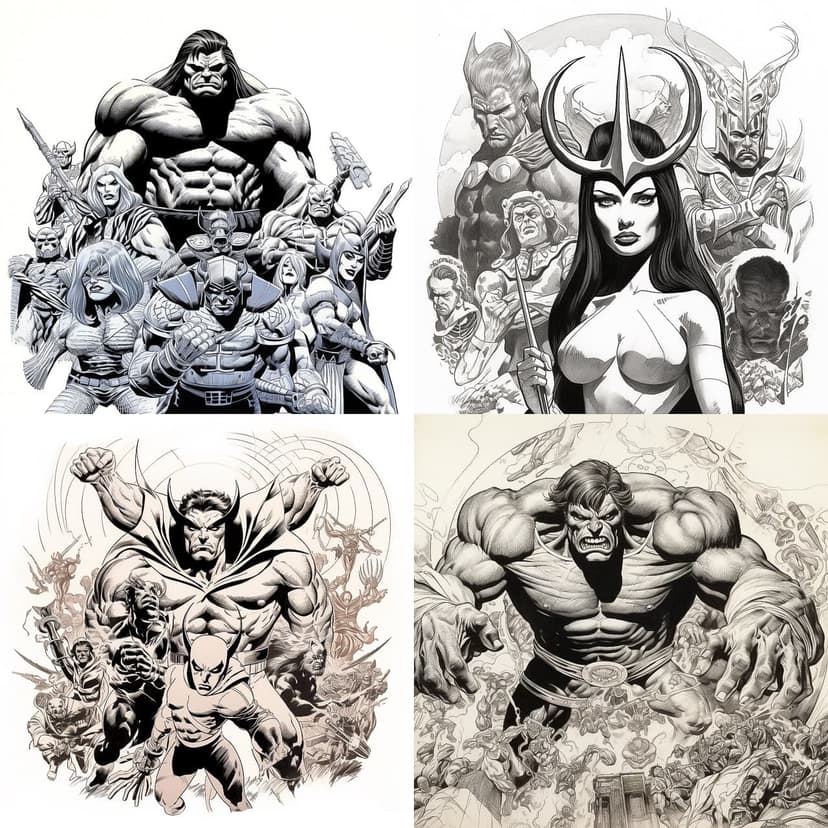 Comic Book Illustration