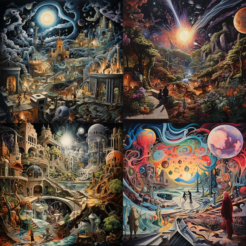 Surreal Cosmic Fantasy