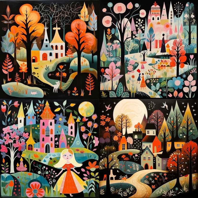 Whimsical Folk Art