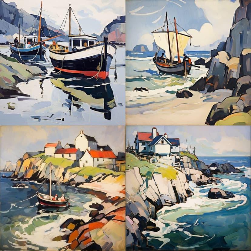 Impressionistic Coastal