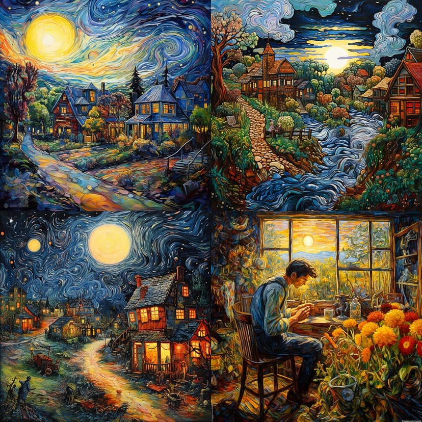 Van Gogh-inspired