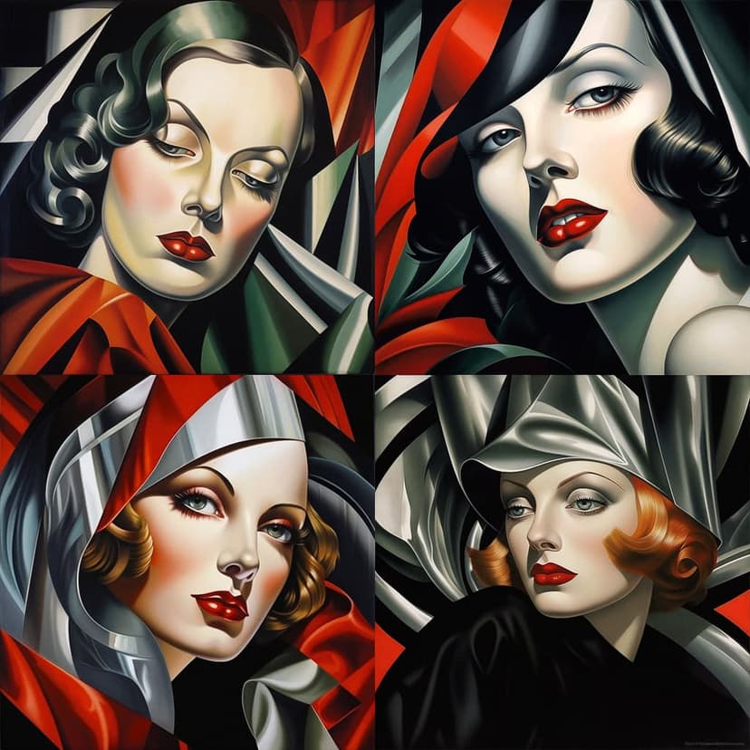 Art Deco Portraiture
