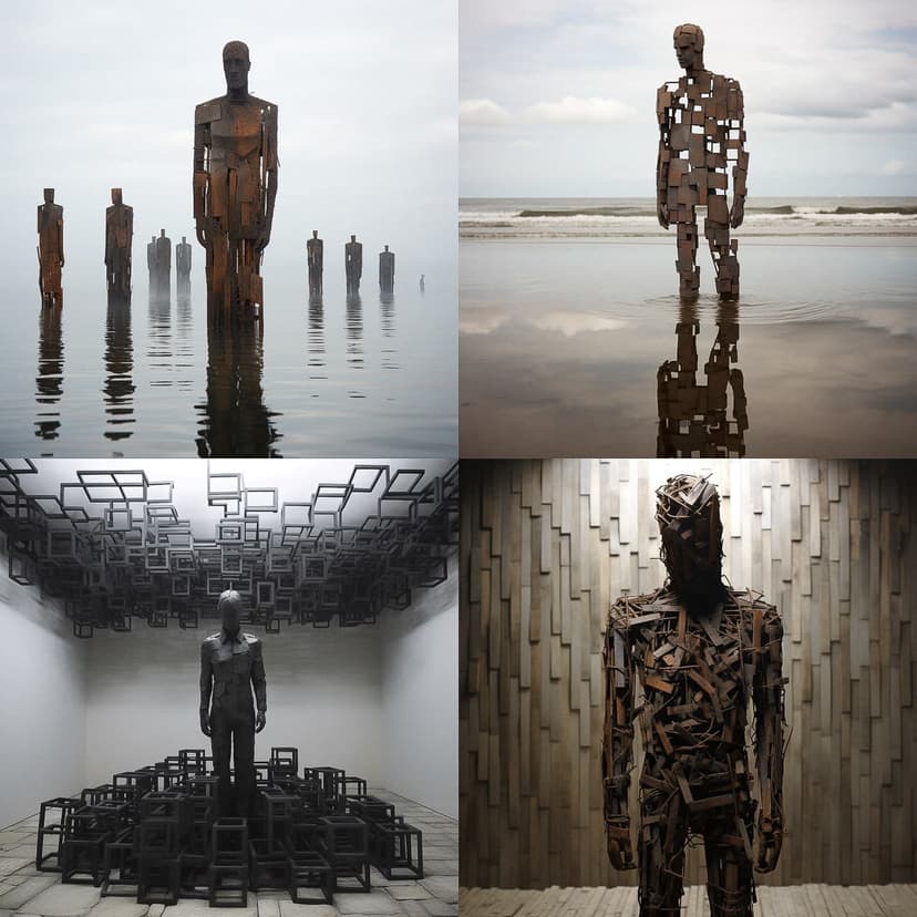 abstract geometric sculpture