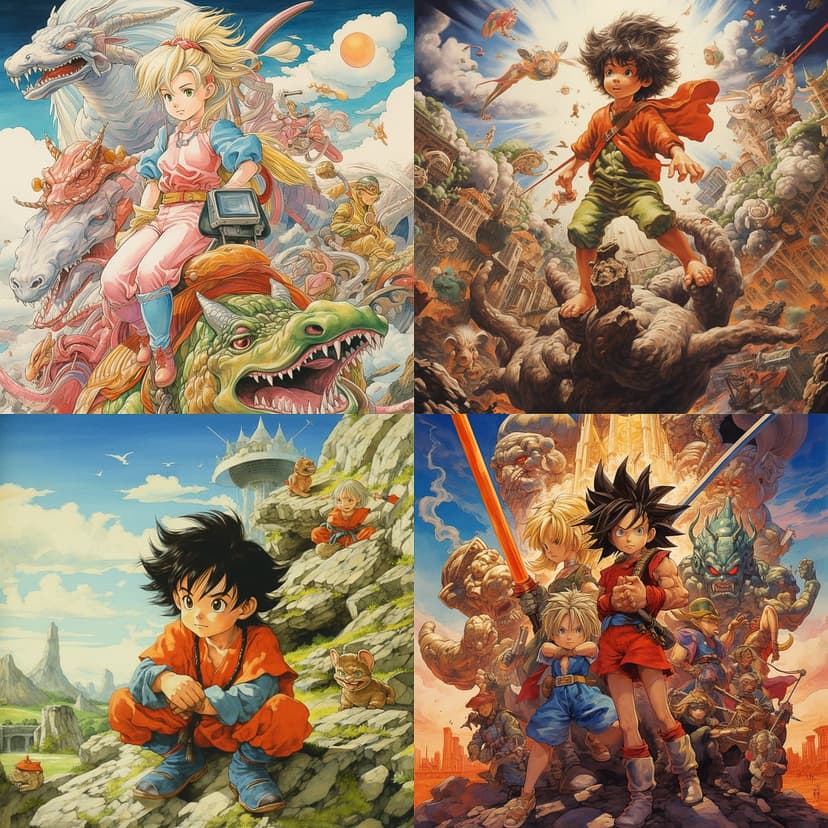 Vibrant Manga Illustration