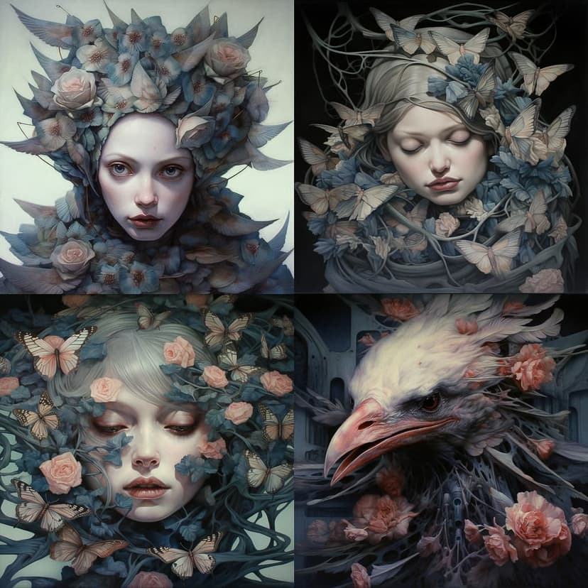 Surreal Floral Portraiture