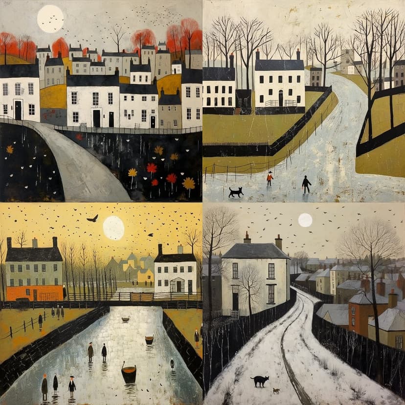 Folk Art Landscape