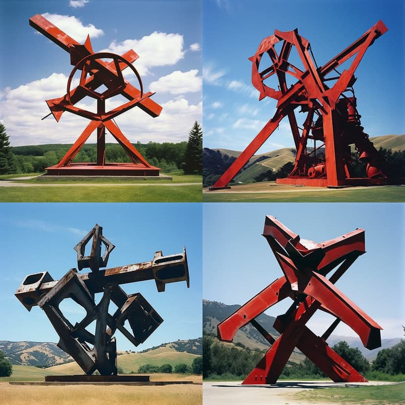 Modern Industrial Sculpture