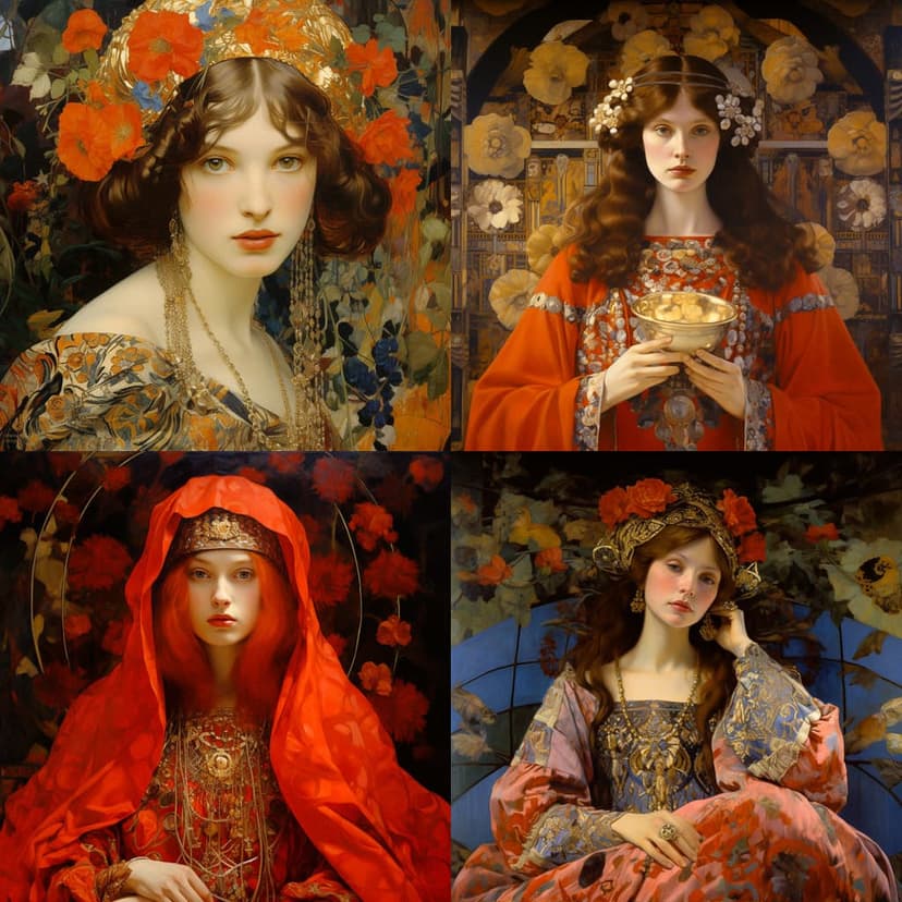 Art Nouveau Portraiture