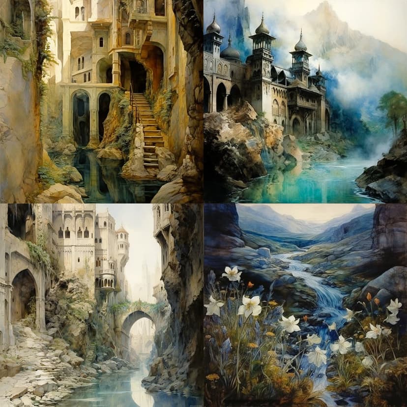 Fantasy Architectural Landscape