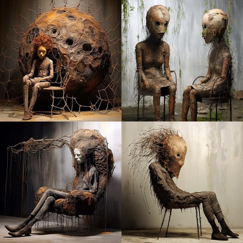 Surreal Organic Sculpture
