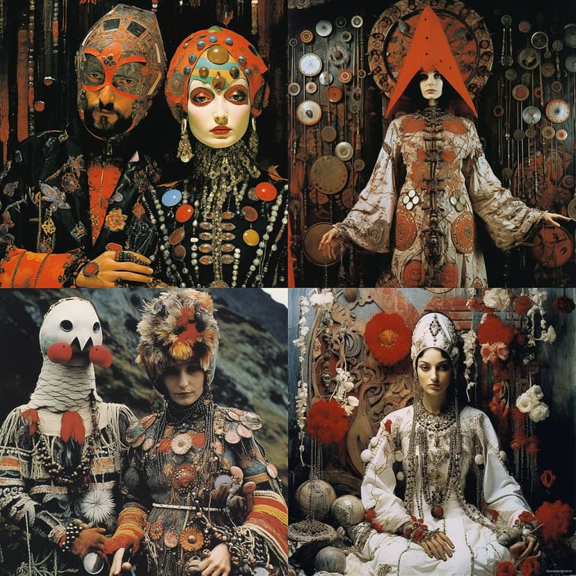 Surreal Ethnic Costume Art