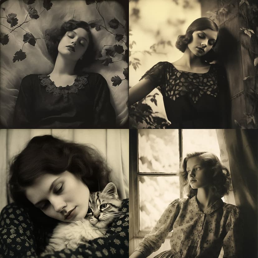 Nostalgic Sepia Portraiture
