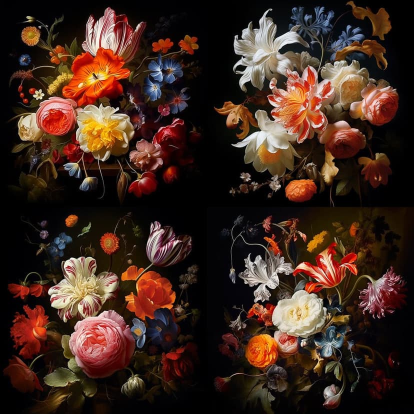 Baroque Floral Still Life