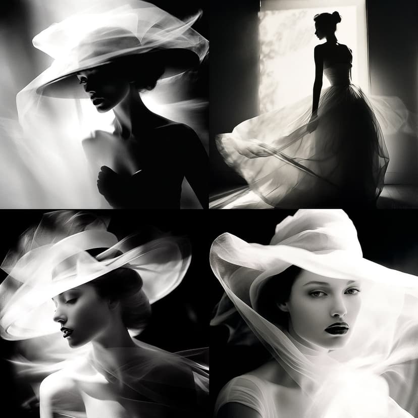 Ethereal Black and White