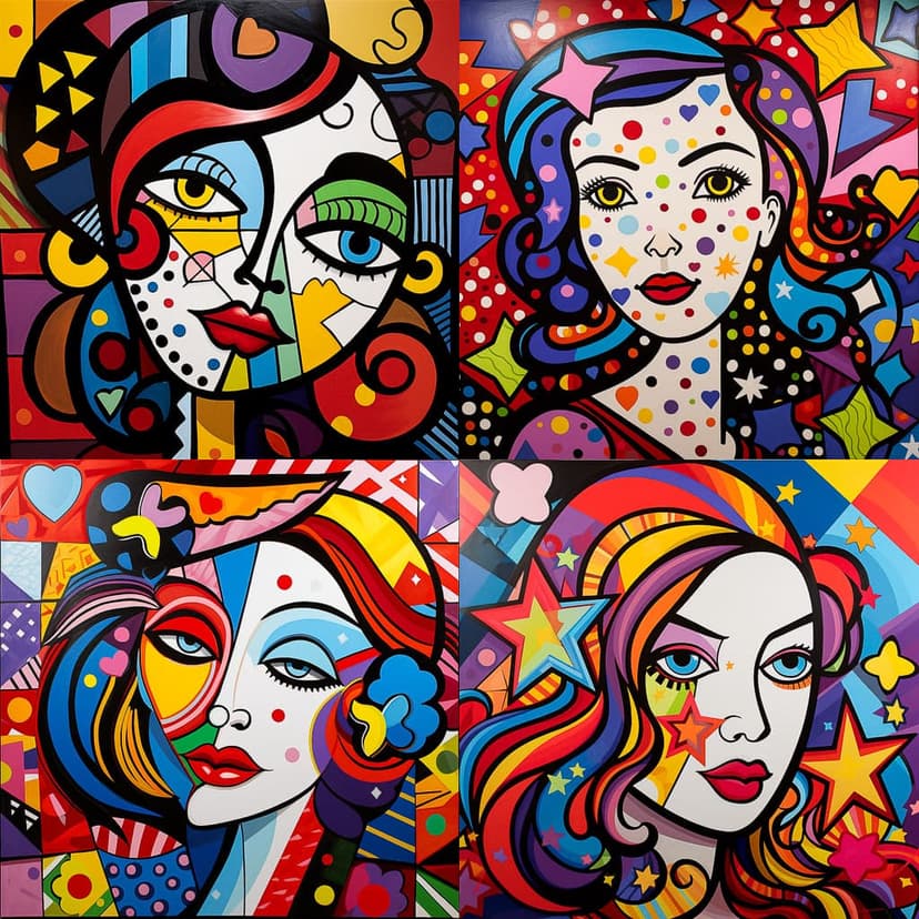 Pop Art Cubism