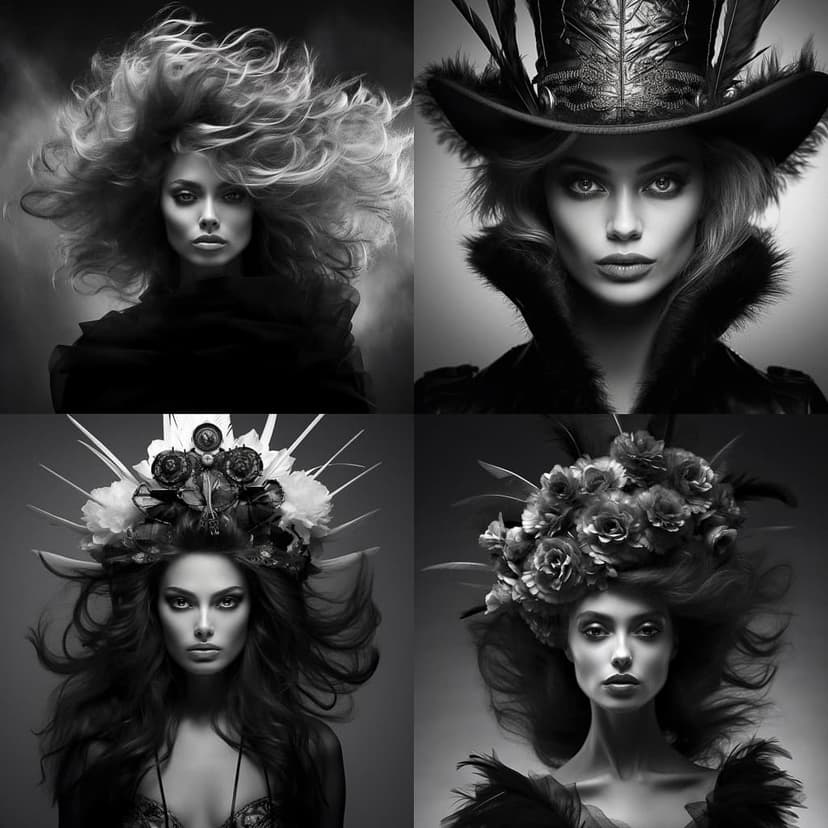 Monochrome Dramatic Portraiture