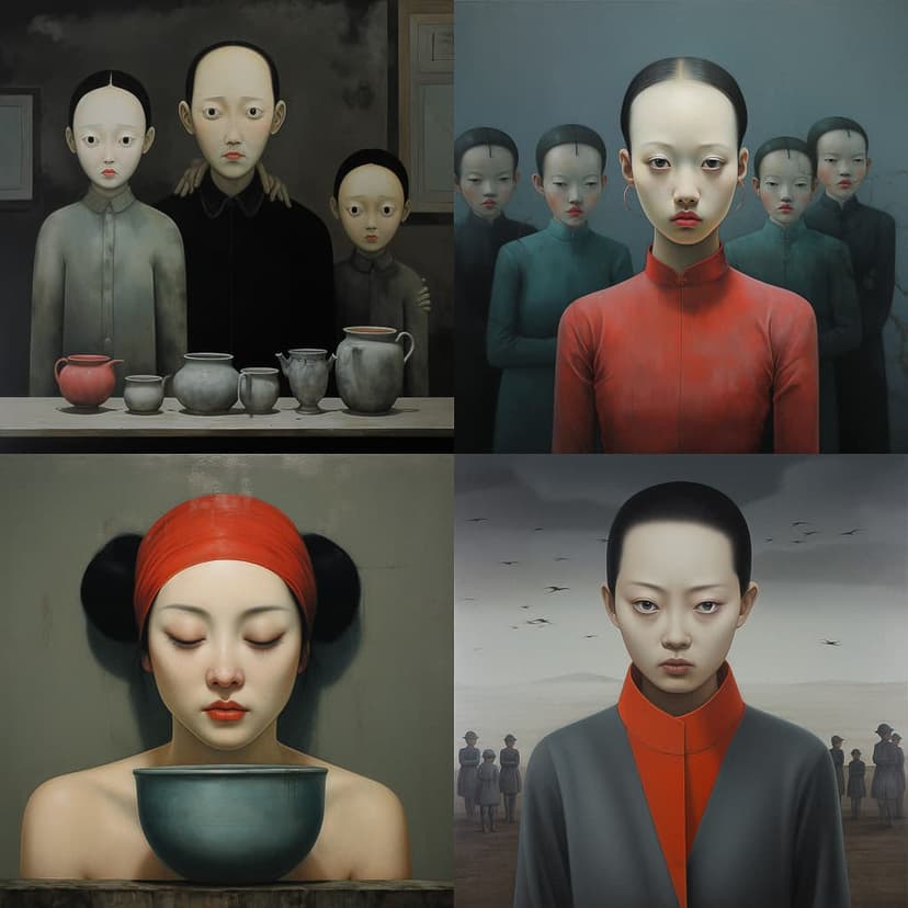 Surreal Minimalist Portraiture