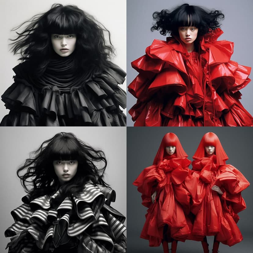 Avant-Garde Fashion Portraiture