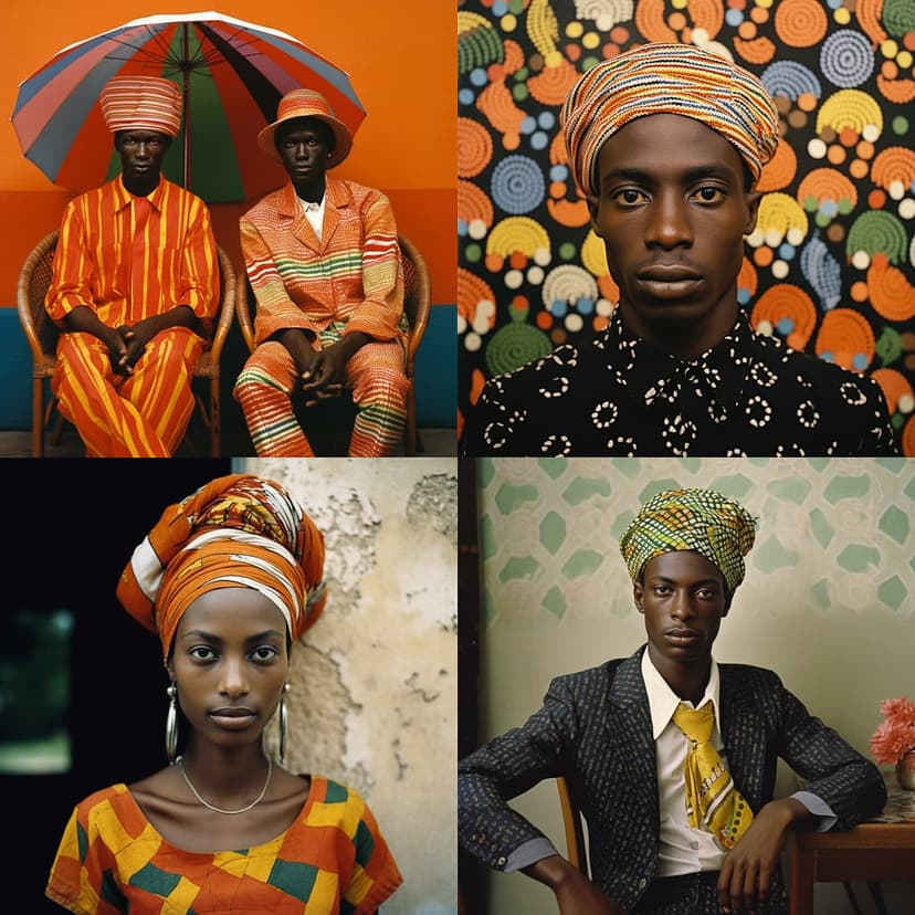Vibrant African Fashion Portraits