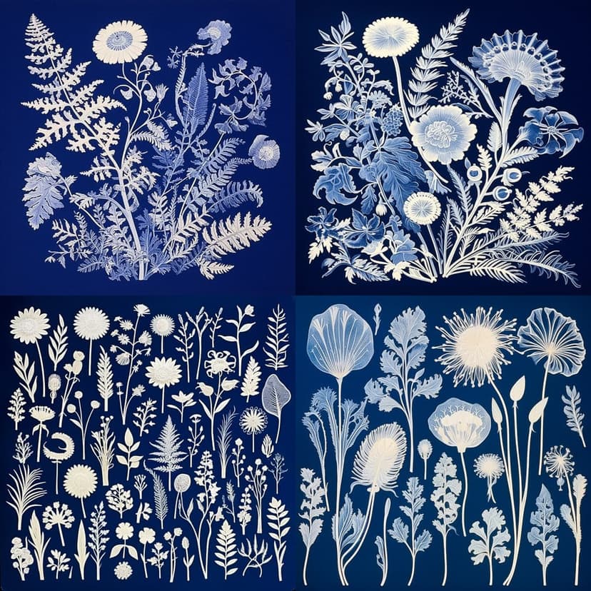 Cyanotype Botanical