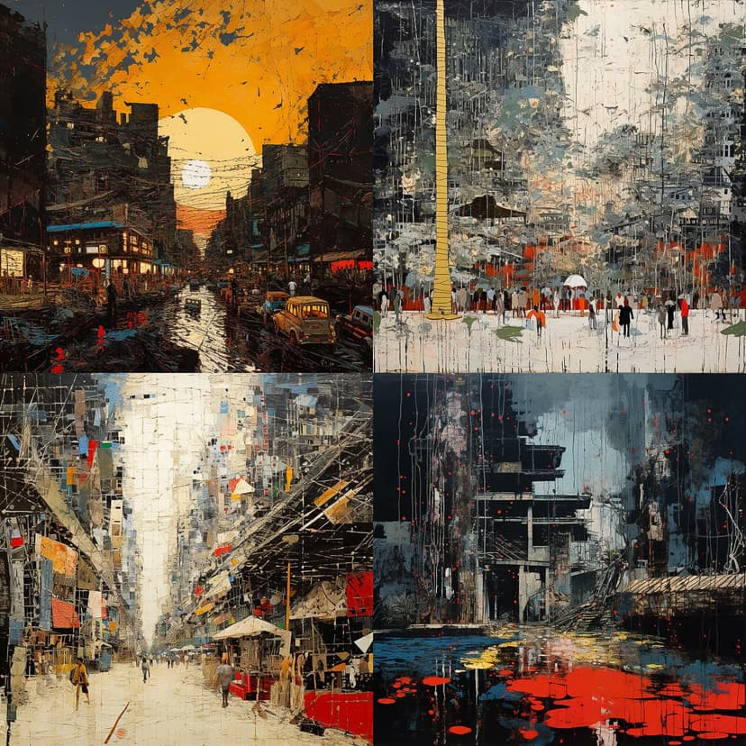 Abstract Urban Impressionism