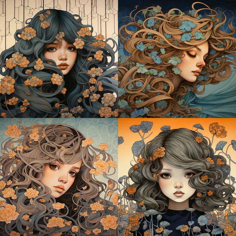 Art Nouveau Portrait