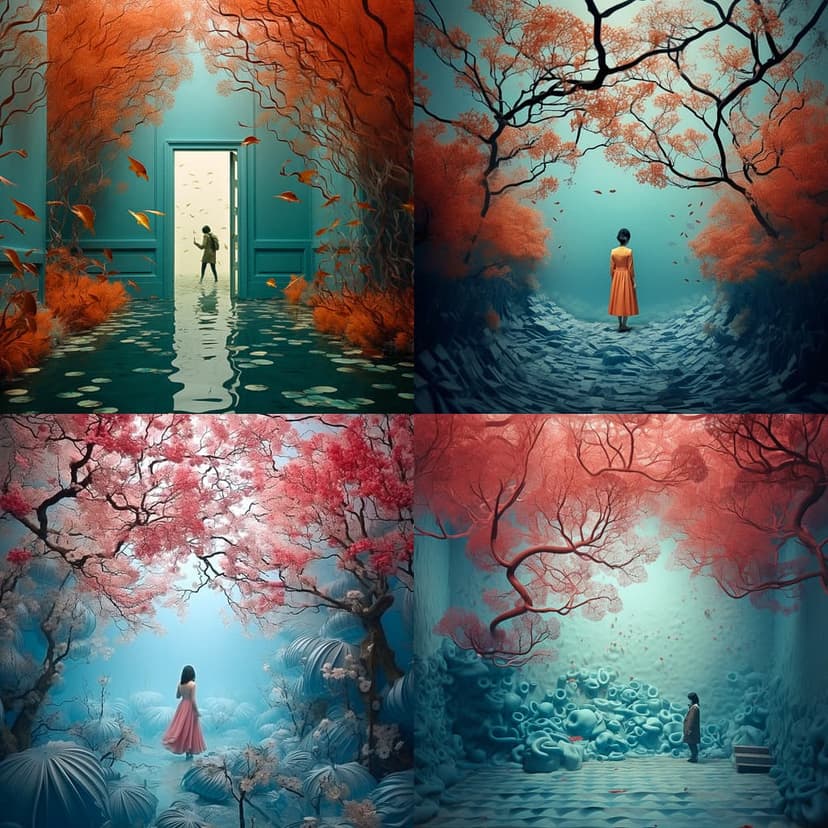 surreal dreamscape