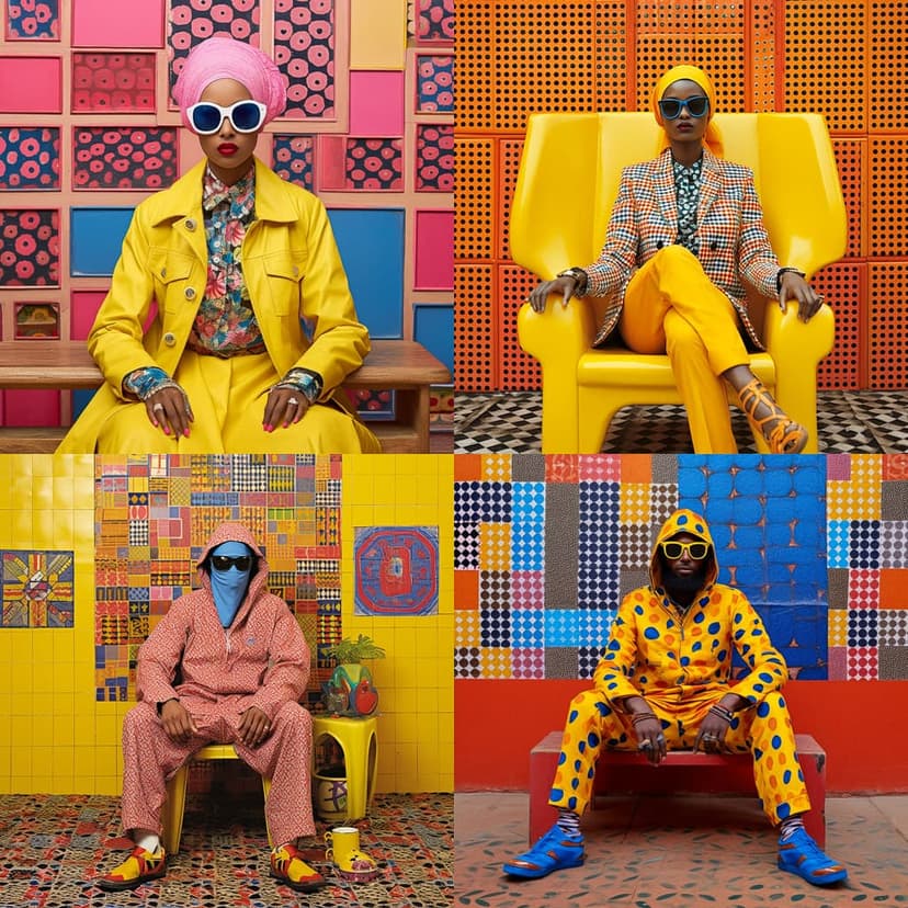 Vibrant Geometric Pop