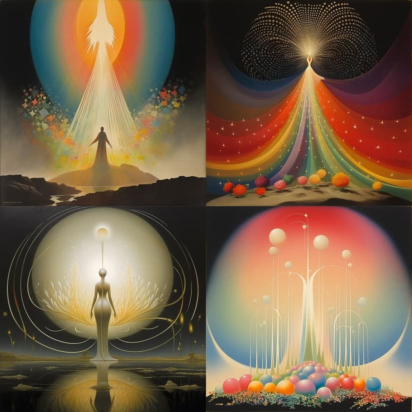 Surreal Cosmic Abstraction