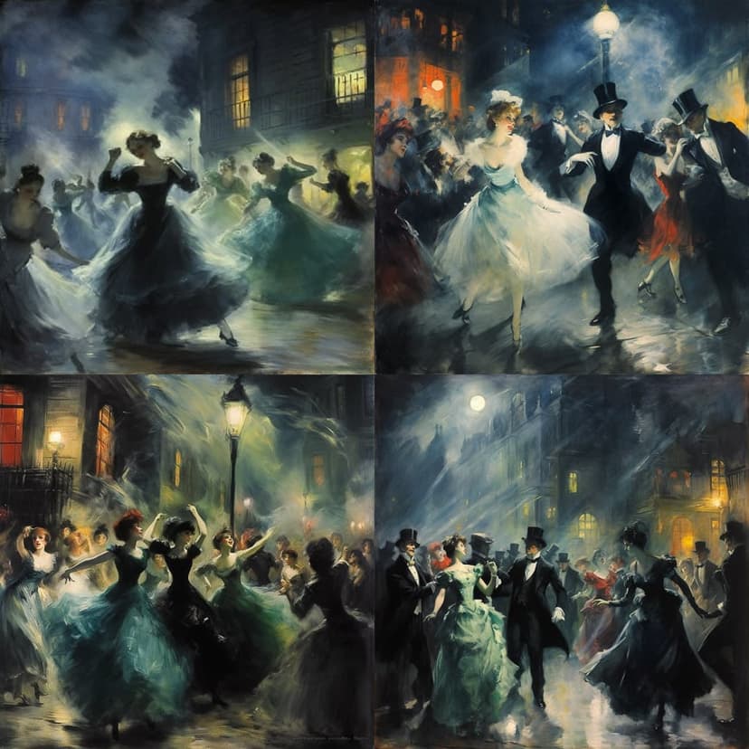 Impressionist Ball Scene
