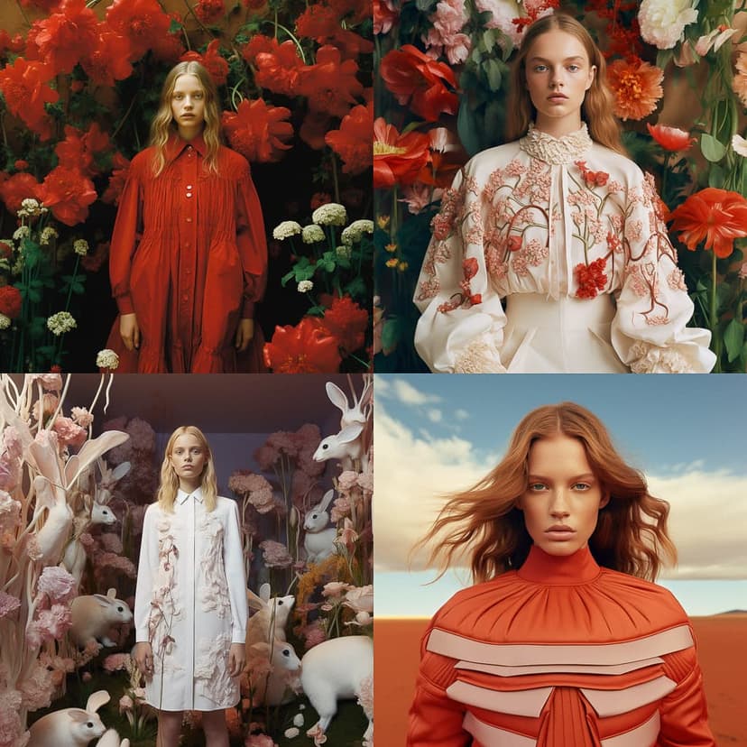 Surreal Floral Fashion