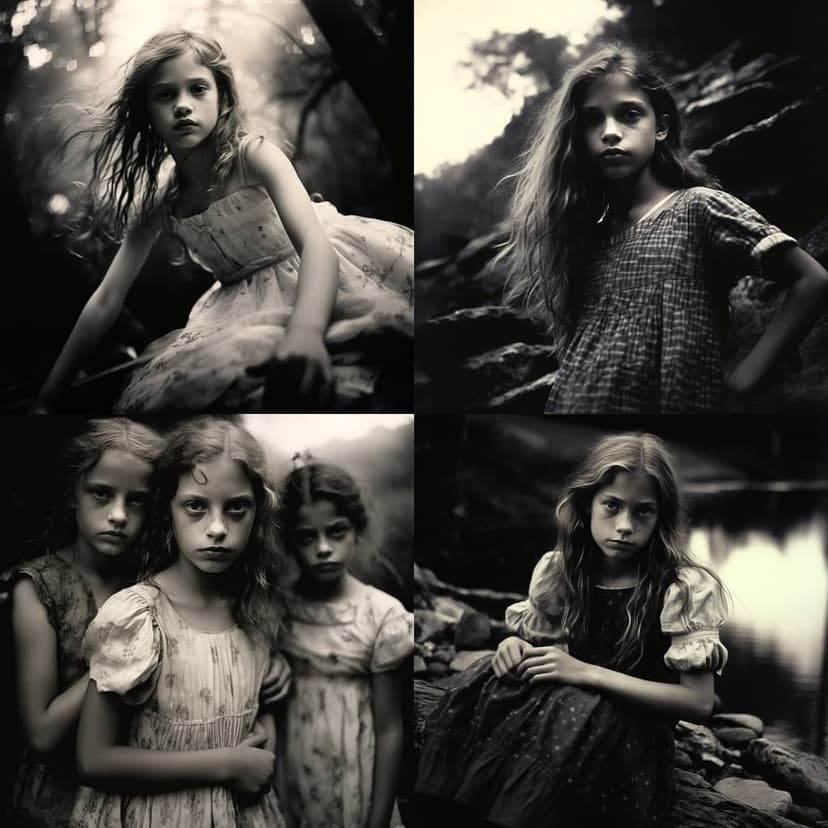 Vintage Monochrome Portraiture