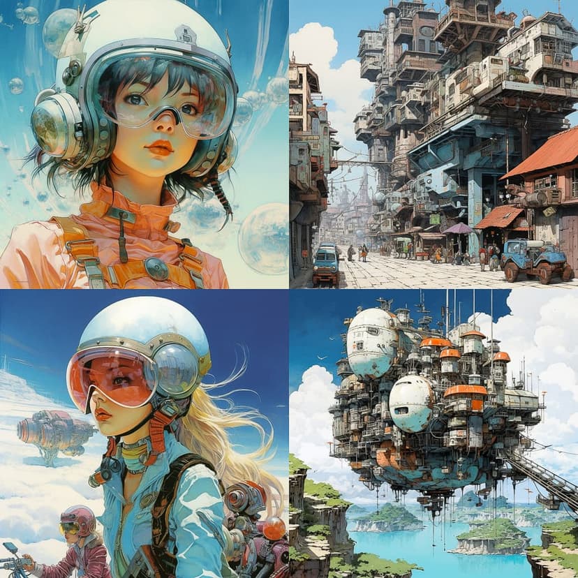 Futuristic Retro-Fantasy