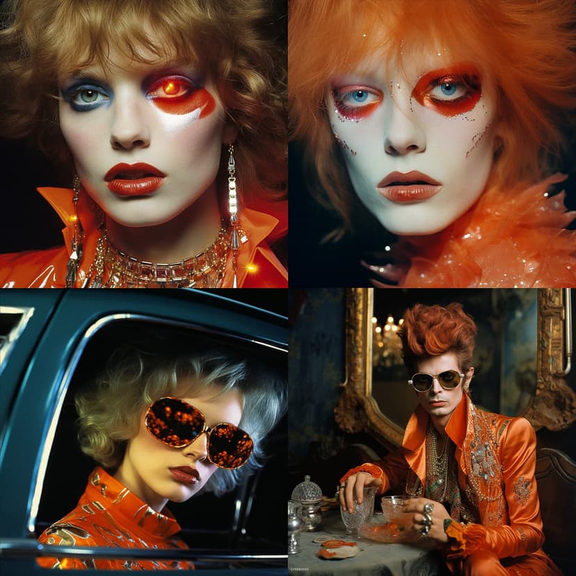 Glam Rock Aesthetic