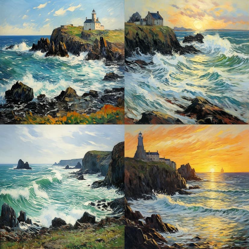 Impressionistic Coastal