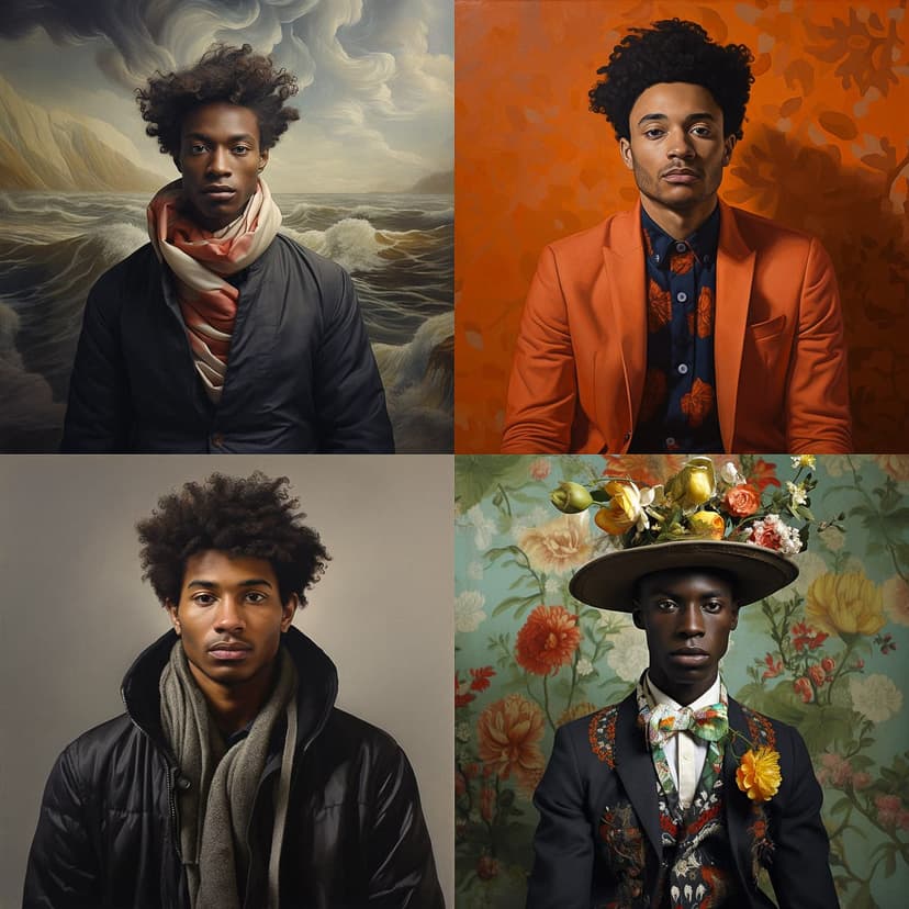 modern portraiture with eclectic backgrounds