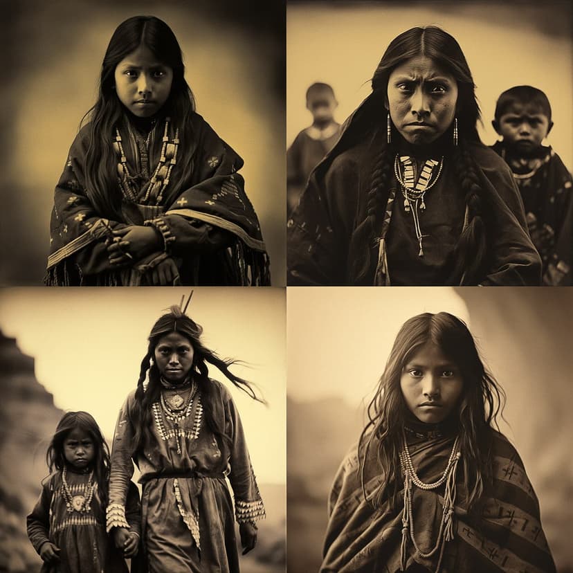 Sepia-toned Portraiture