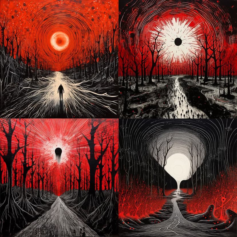 Surreal Cosmic Landscape