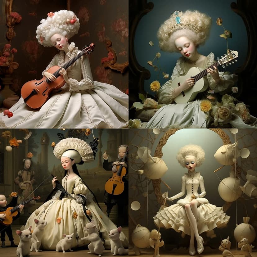 Baroque Doll Aesthetic