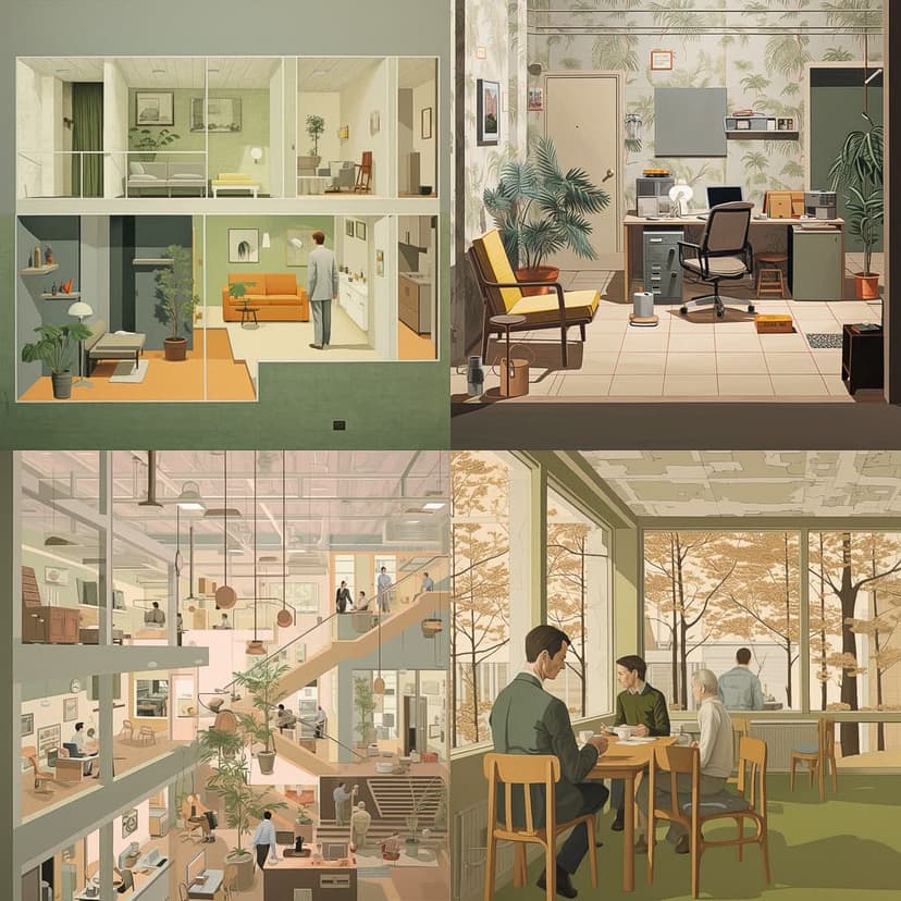 Modern Architectural Illustration