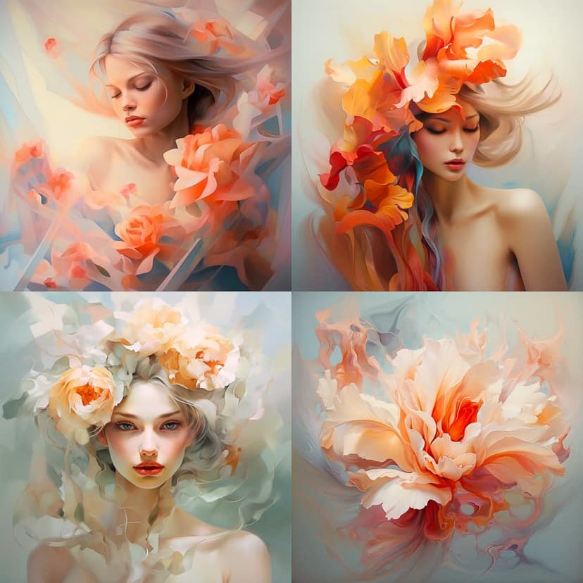 Ethereal Floral Fusion