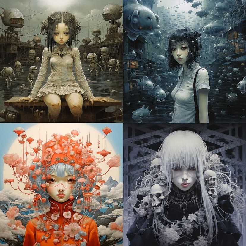 Surreal Anime Fusion