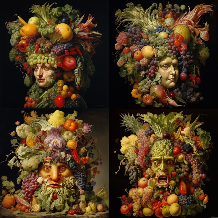 Arcimboldo-style Portraiture