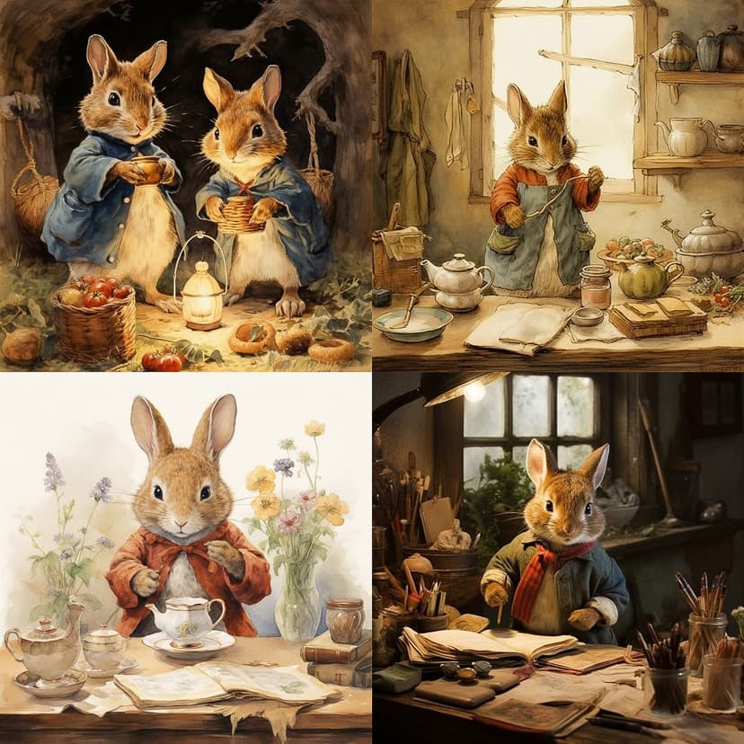 Vintage Storybook Illustration